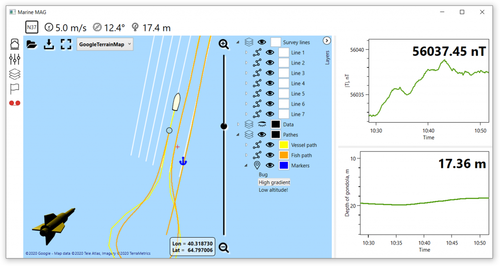 Gradiómetro Transversal Horizontal Marino MariMag HTG » COTECNO ...