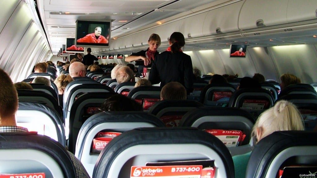 airberlin - kabin - servering -boeing 737
