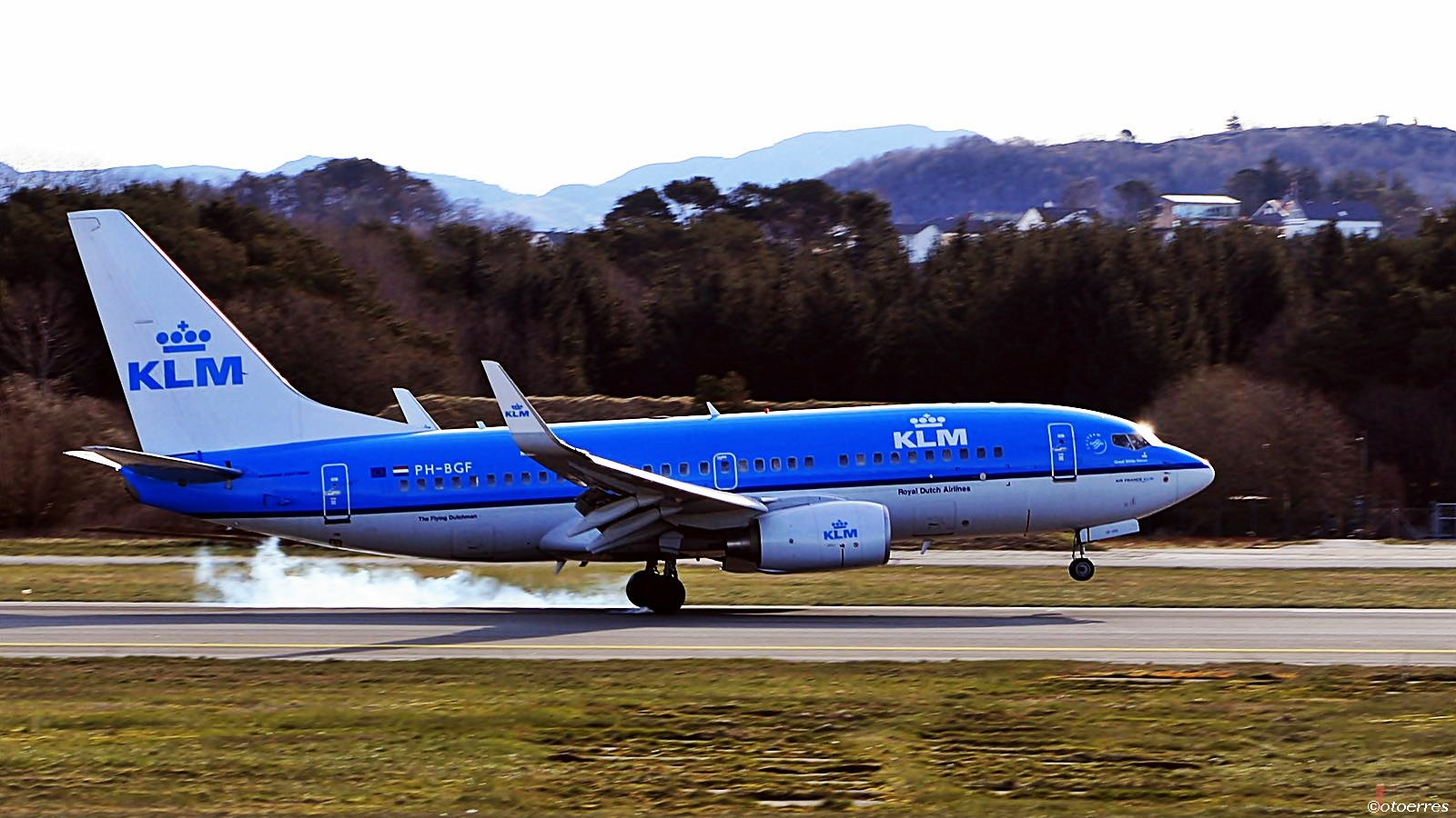 KLM-landing på Sola (foto: ©otoerres)