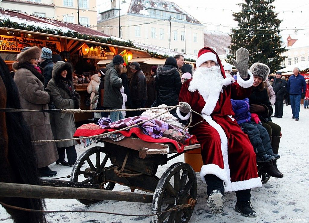 JUlemarked - Tallinn - Estland - JUlenisse - Tomte - Santa Claus