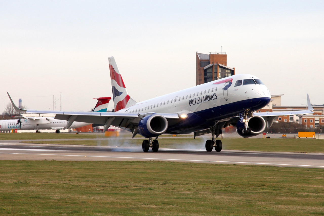 British Airways - Embraer E 190 - London City Airport