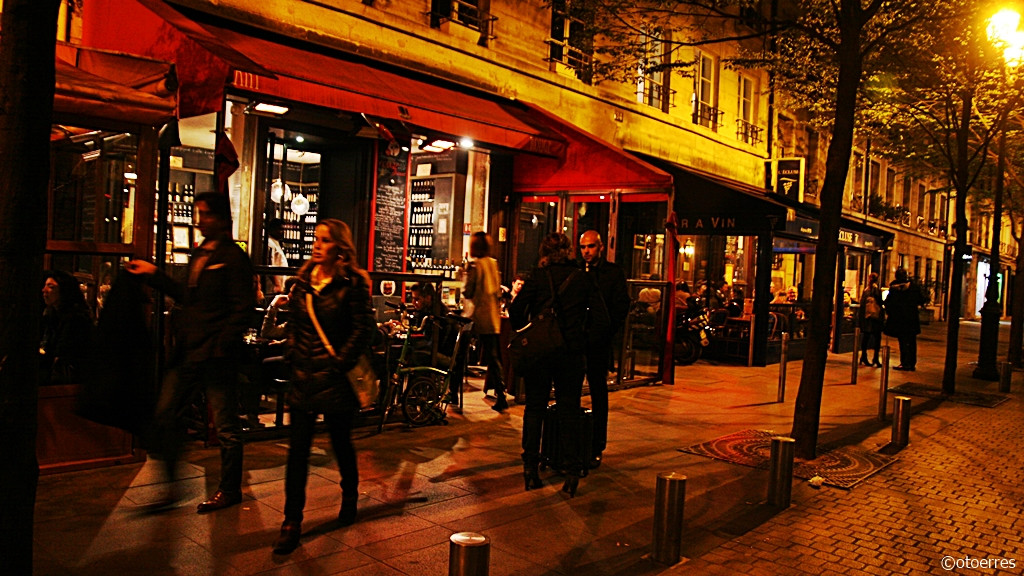 Paris - gaterestauranter - Frankrike