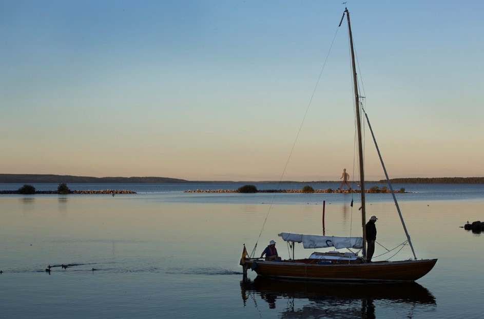 Seilbåt - folkebåt - Göta kanal - Sverige