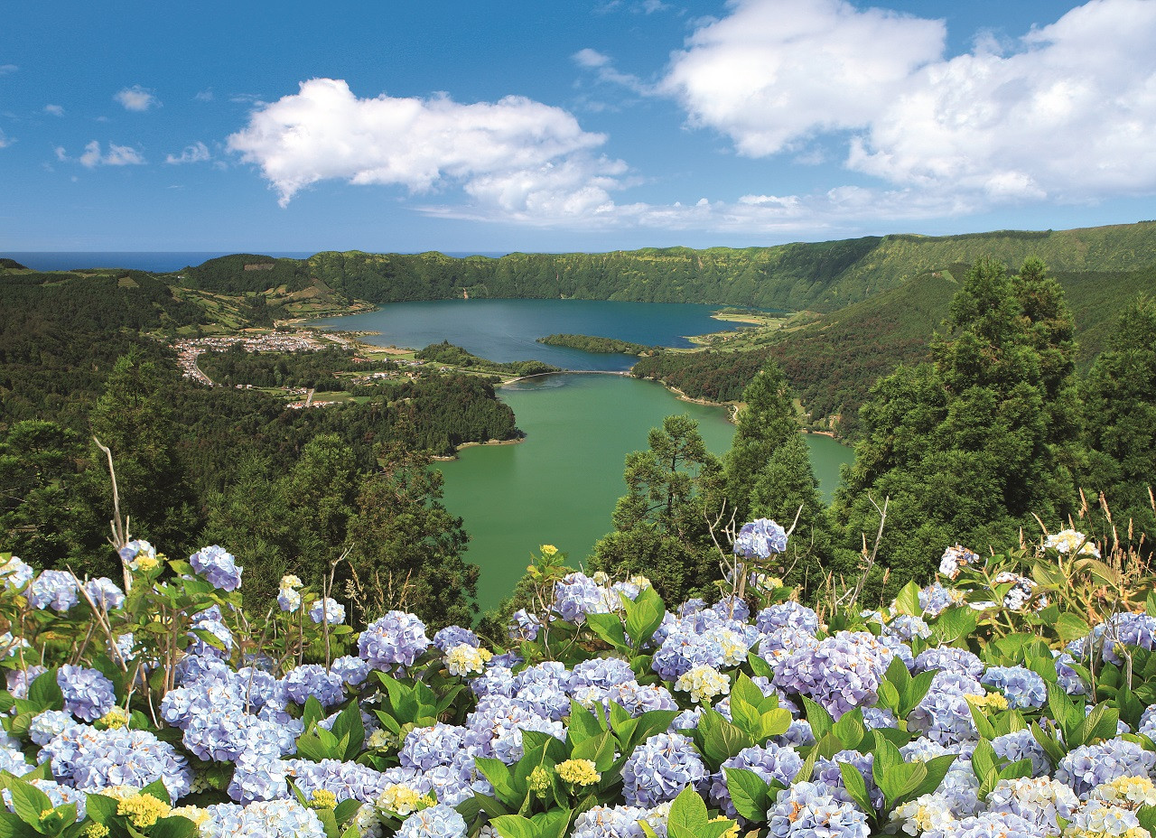 Innsjø - Lagoa das Sete Cidades - Azorene - Portugal