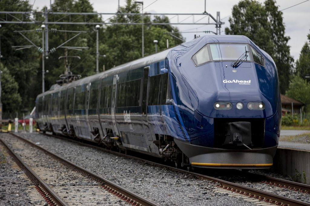 Sørtoget - Go-Ahead - Nye farger - juli 2020 - Kongsberg