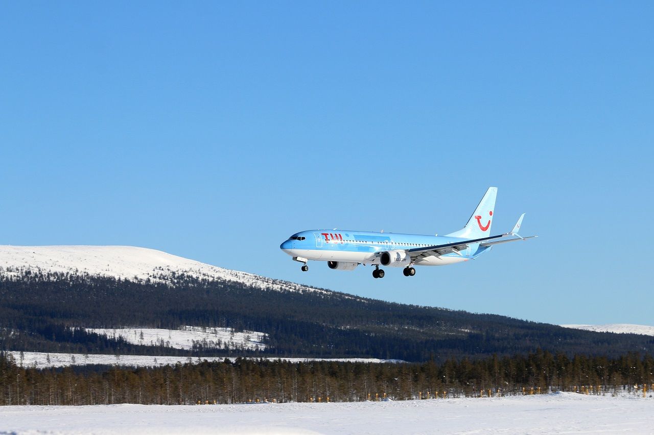 TUI - Boeing 737 - Innflyvning - Scandinavian Mountains Airport - 2021