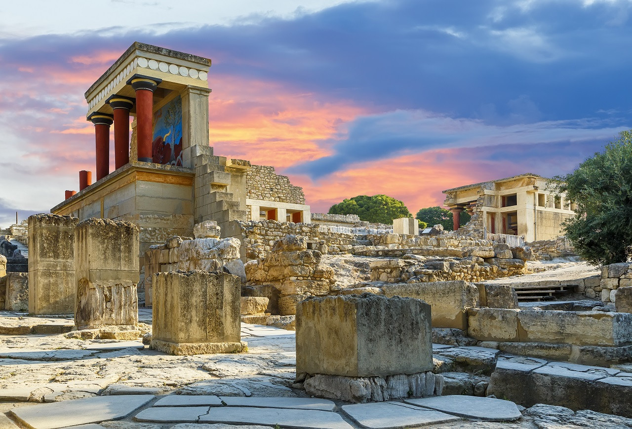 Palass - Knossos - Kreta - Minoan kultur - Hellas - Middelhavet - Leading Web Solutions