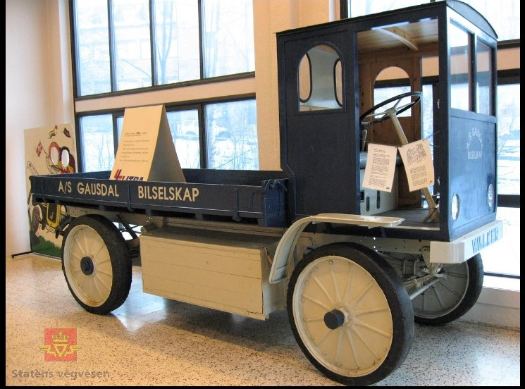 Walker electric 1916 modell - El lastebil - Vegvesenet 