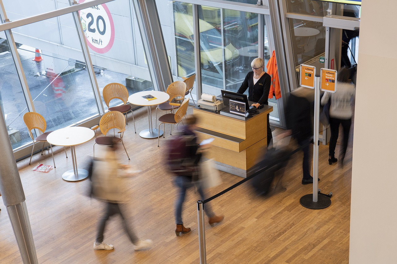 Gate - Boarding - Billund lufthavn - Danmark