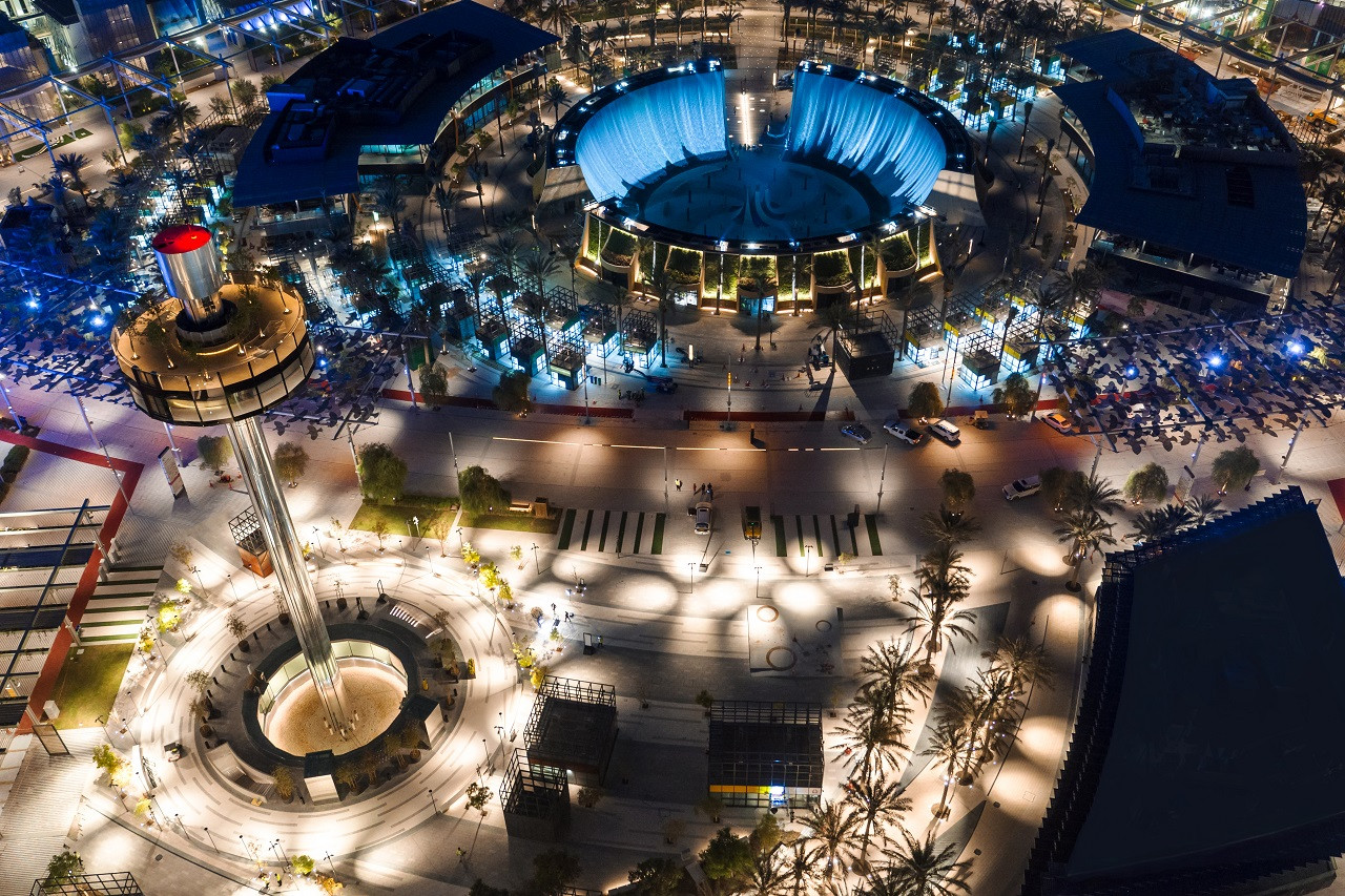 Garden in the Sky & Water Feature - Verdensutstilling - Expo 2020 Dubai