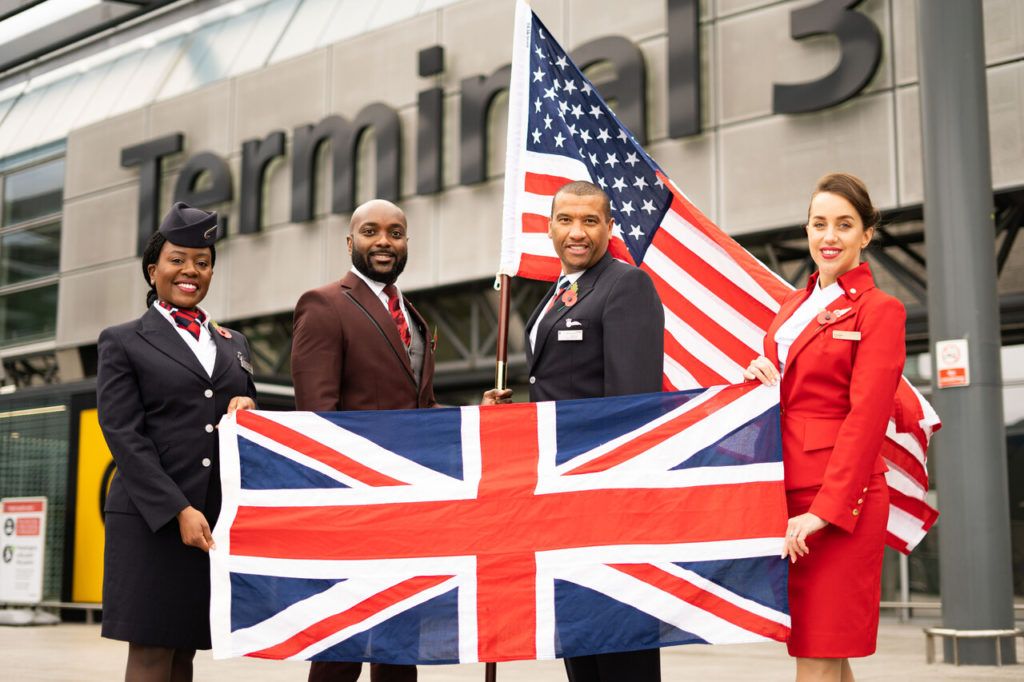 USA gjenåpnes - British Airways - Virgin Atlantic - 8. november 2021