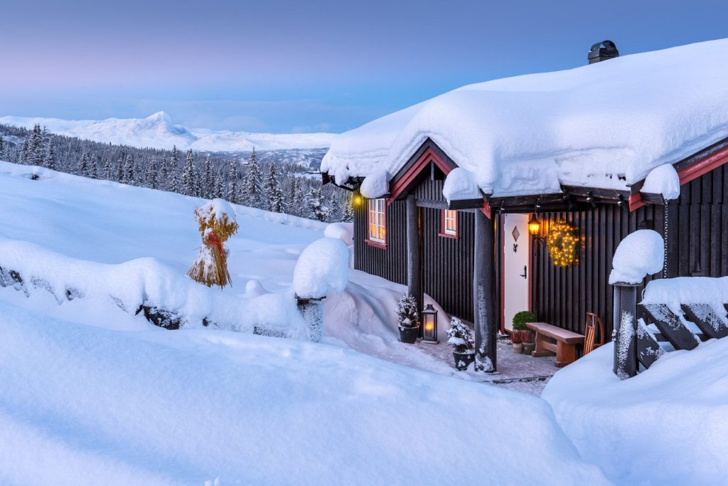 Winter Wonderland - Hytte - Snø - julestemning 