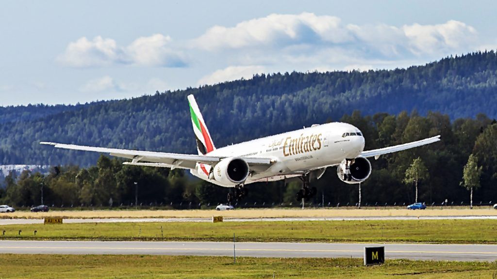 Emirates - Boeing 777 LR - Oslo lufthavn - Gardermoen - 2022