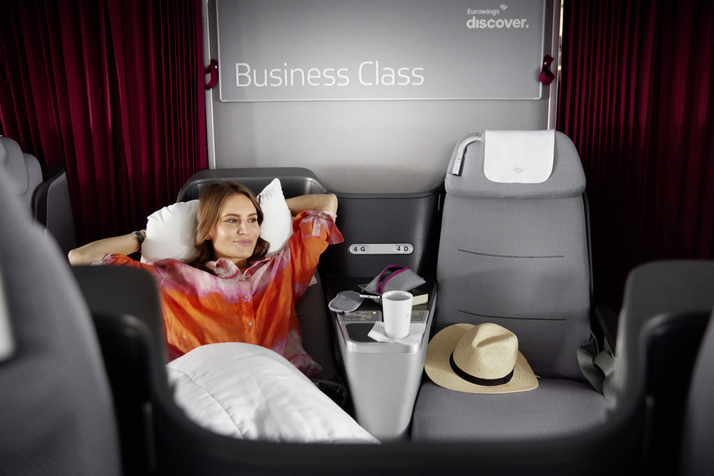 Kabin - Eurowings Discover - Business Class - Miles & More - Lufthansa Group 