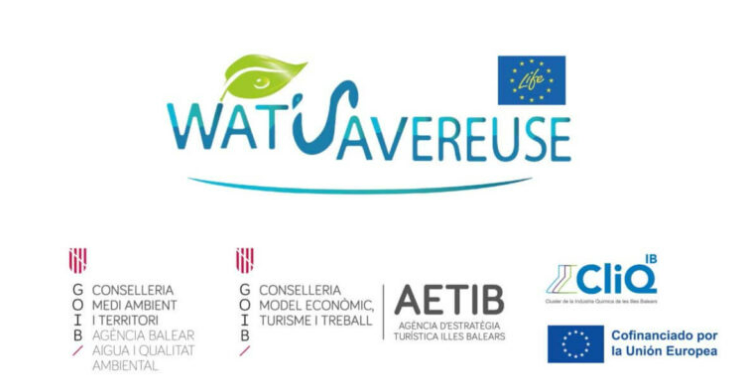 Logo - LIFE + WAT'SAVEREUSE - Vannspareprosjekt - Balearene 