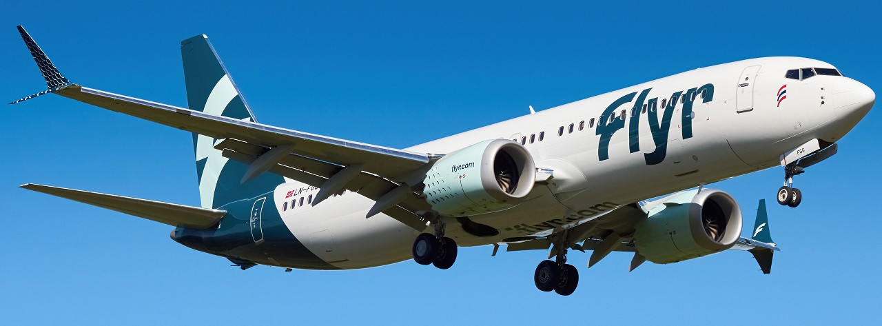 Boeing 737-8 - MAX - Flyr Norway - 2022