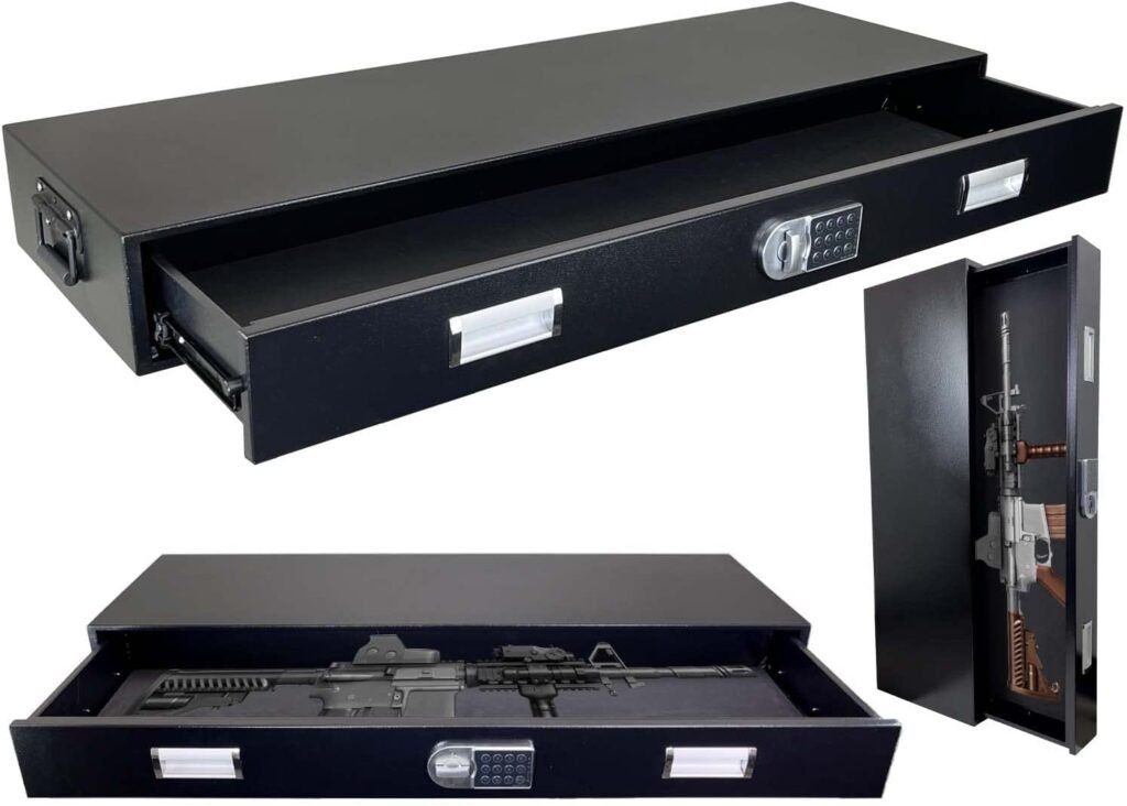 Pochar under-bed gun safe drawer