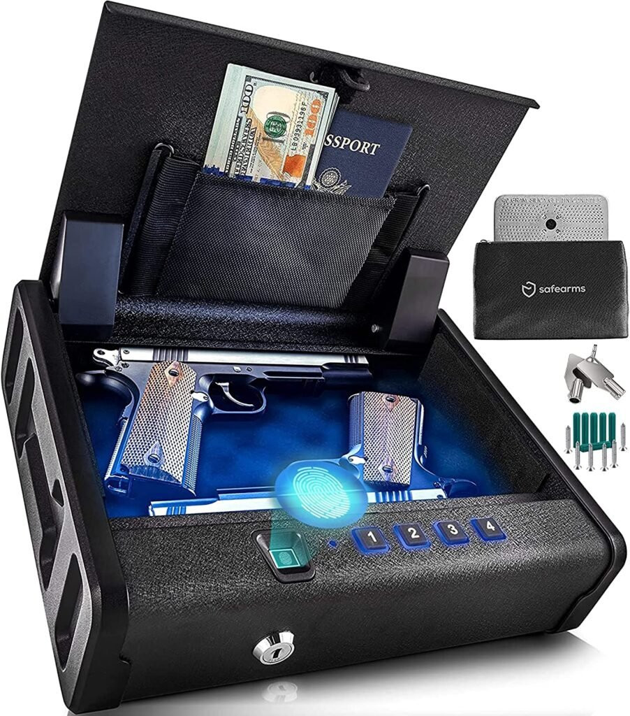 safe arms biometric gun safe