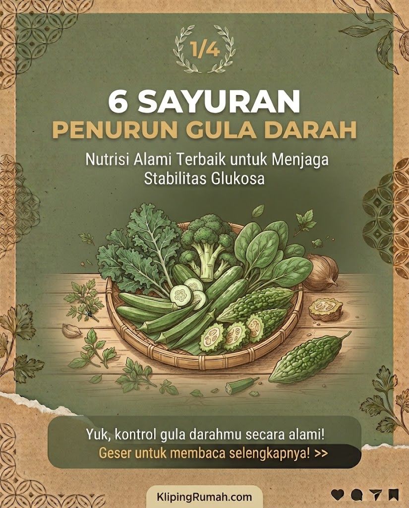 Sayuran Penurun Gula Darah: 6 Pilihan Nutrisi Alami Terbaik untuk Menjaga Stabilitas Glukosa dan Diabetes