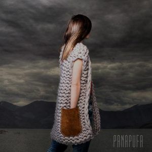chunky knit vest panapufa