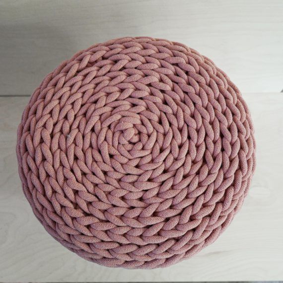 CHUNKY-knit-scandinavian-chunky-knit-rope-footstool-ottoman-pouf--panapufa