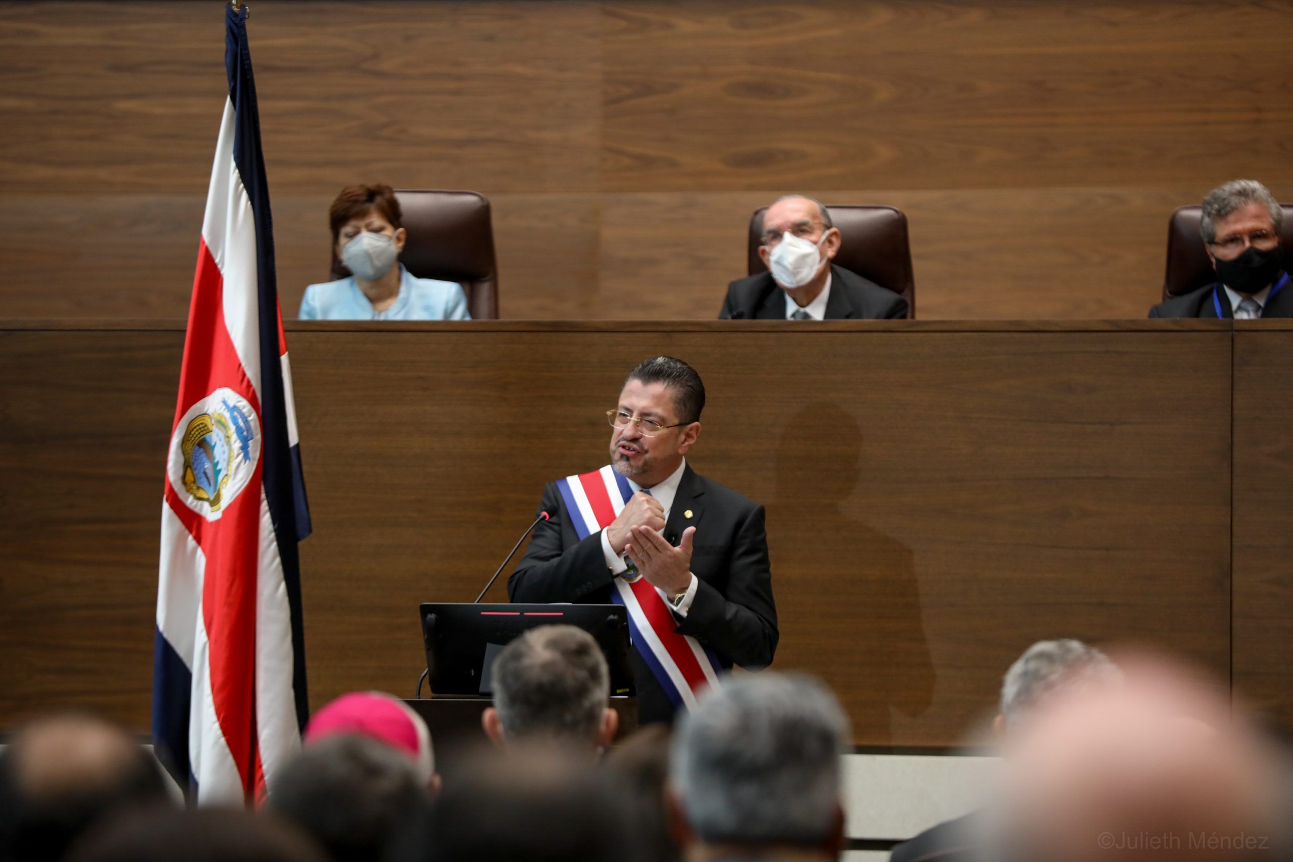 Discurso del Presidente Rodrigo Chaves Robles Asamblea Legislativa Administracion 2022 2026 Foto Julieth Mendez 8 5 2022 5 1 scaled