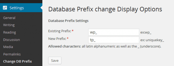 How To Change WordPress Database Prefix - Tricks Panda
